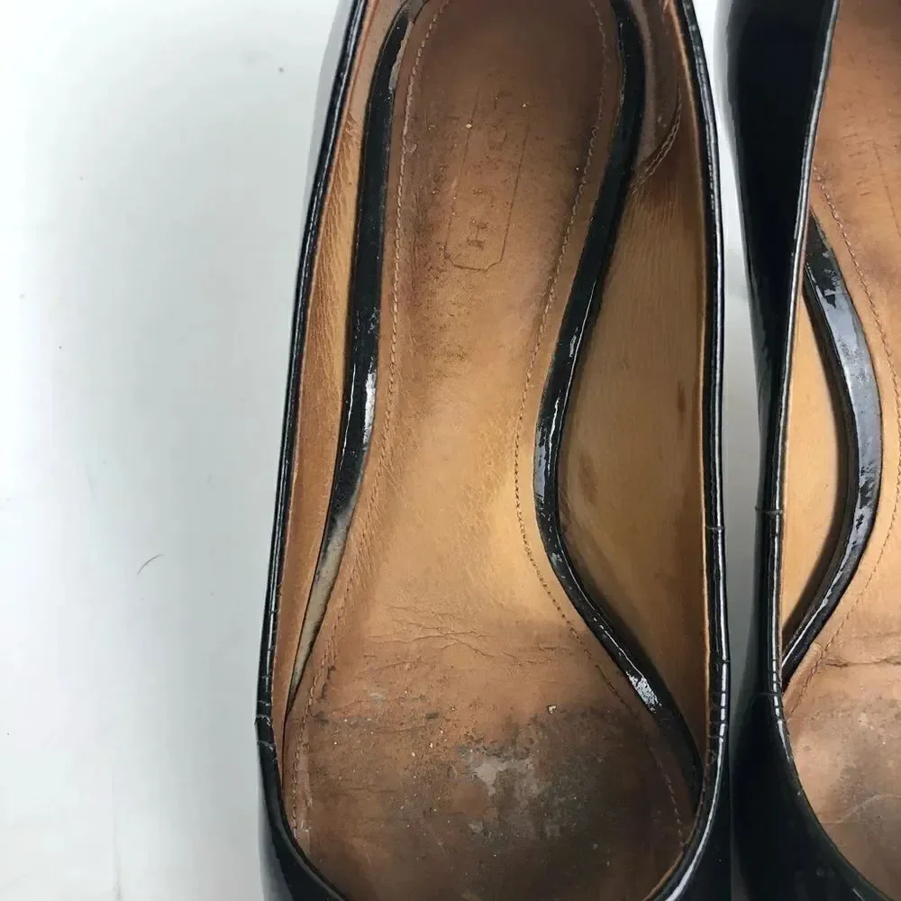 Coach heels pumps black